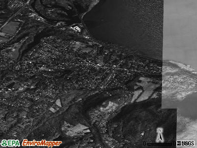 Cornwall on Hudson satellite photo by USGS