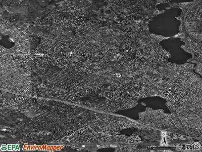 Arlington satellite photo by USGS