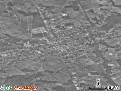 Warsaw satellite photo by USGS