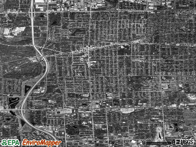 Lombard satellite photo by USGS