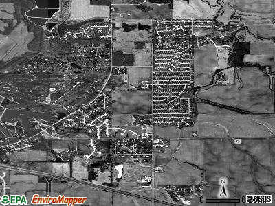 Lake of the Woods satellite photo by USGS