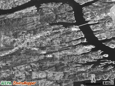 Rockwell satellite photo by USGS