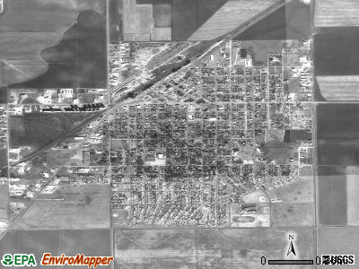 Spearman satellite photo by USGS