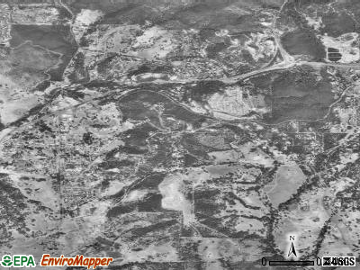 Jamestown satellite photo by USGS