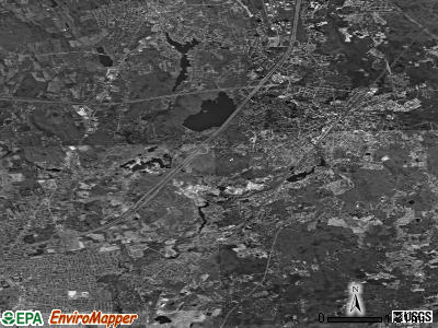 Attleboro satellite photo by USGS