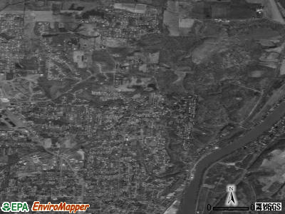 North Zanesville satellite photo by USGS