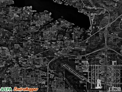 Grapevine satellite photo by USGS
