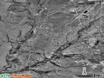 La Cienega satellite photo by USGS