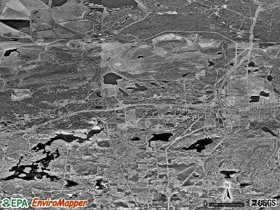 Mountain Iron satellite photo by USGS