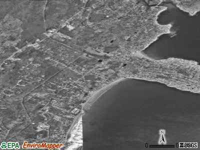 Cape Neddick satellite photo by USGS