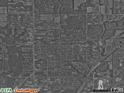 Frontenac satellite photo by USGS