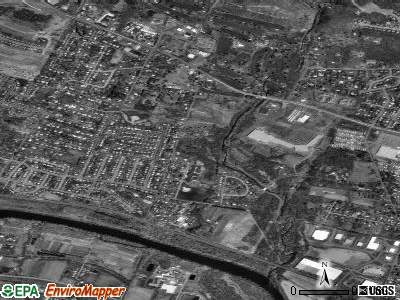 Lorane satellite photo by USGS