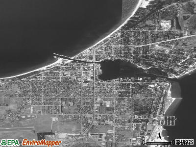 Charlevoix satellite photo by USGS