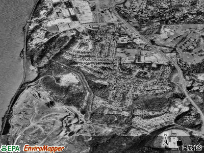 Crown Heights satellite photo by USGS