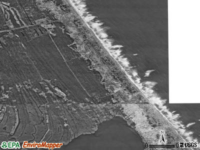 Kitty Hawk satellite photo by USGS