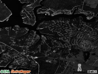 Morgan's Point Resort satellite photo by USGS