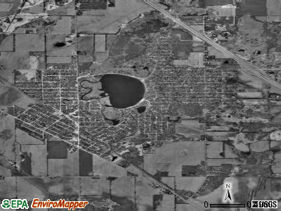 Pell Lake satellite photo by USGS