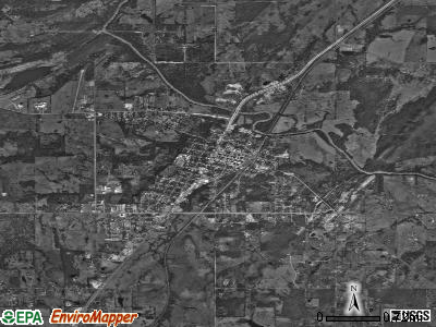 Atoka satellite photo by USGS