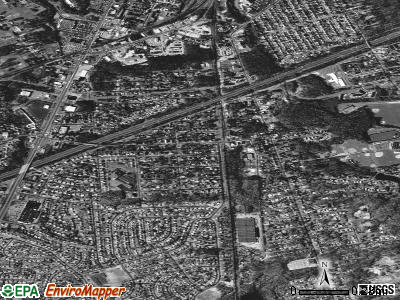 Woodbury Heights satellite photo by USGS