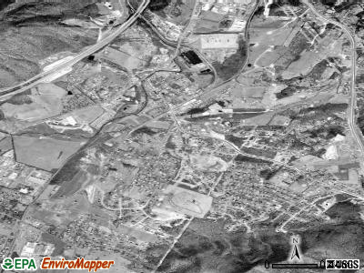 Cloverdale satellite photo by USGS