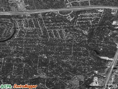 Hollywood Park satellite photo by USGS