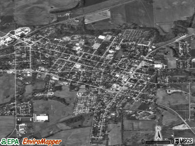 Brownstown satellite photo by USGS