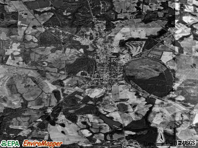 Blackville satellite photo by USGS