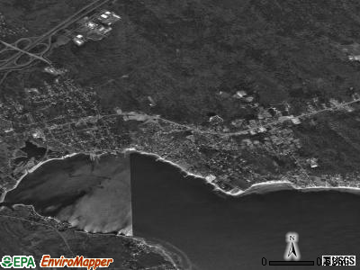 Mattapoisett Center satellite photo by USGS