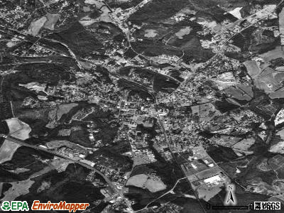Pendleton satellite photo by USGS