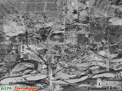 Cottonwood satellite photo by USGS