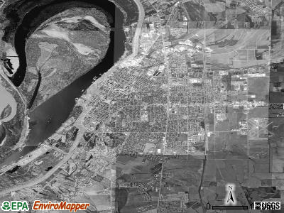 Greenville satellite photo by USGS