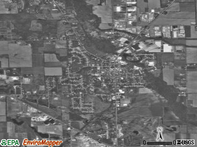 Middlebury satellite photo by USGS