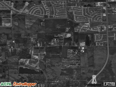 Four Corners satellite photo by USGS