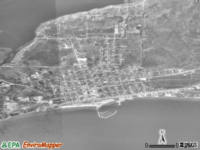East Tawas satellite photo by USGS