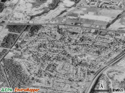 Berwyn Heights satellite photo by USGS