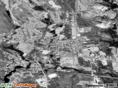 Central Waterford satellite photo by USGS