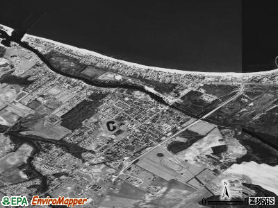 Lewes satellite photo by USGS