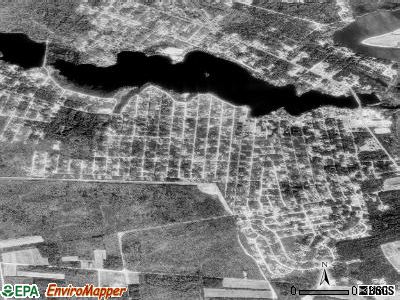 Laurel Lake satellite photo by USGS