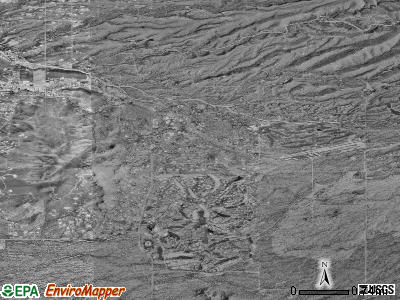 Carefree satellite photo by USGS