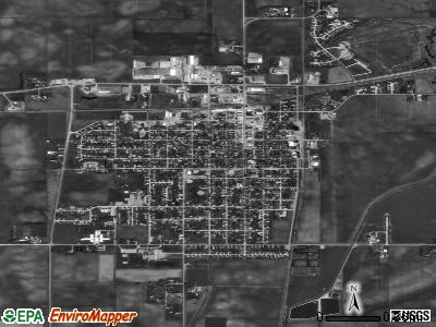 Garner satellite photo by USGS