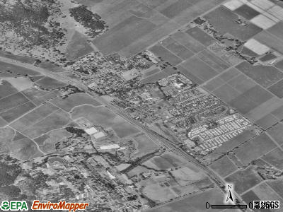 Yountville satellite photo by USGS