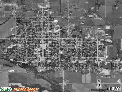 Eureka satellite photo by USGS