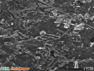 North Pembroke satellite photo by USGS