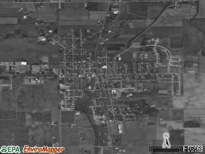 New Bremen satellite photo by USGS