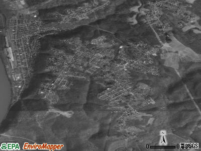 Hooverson Heights satellite photo by USGS