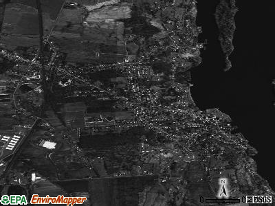 Coxsackie satellite photo by USGS