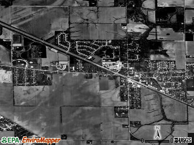 Rochester satellite photo by USGS