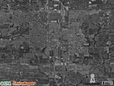 Moore satellite photo by USGS