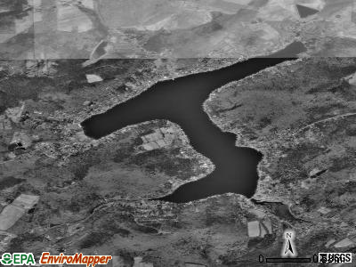Harveys Lake satellite photo by USGS