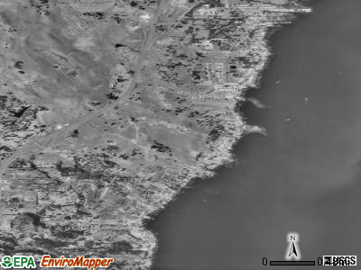 North Lakeport satellite photo by USGS